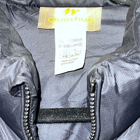 Quechua Decathlon Black Goose Down Novadry Mens Vest Sz XL - Picture 5 of 10